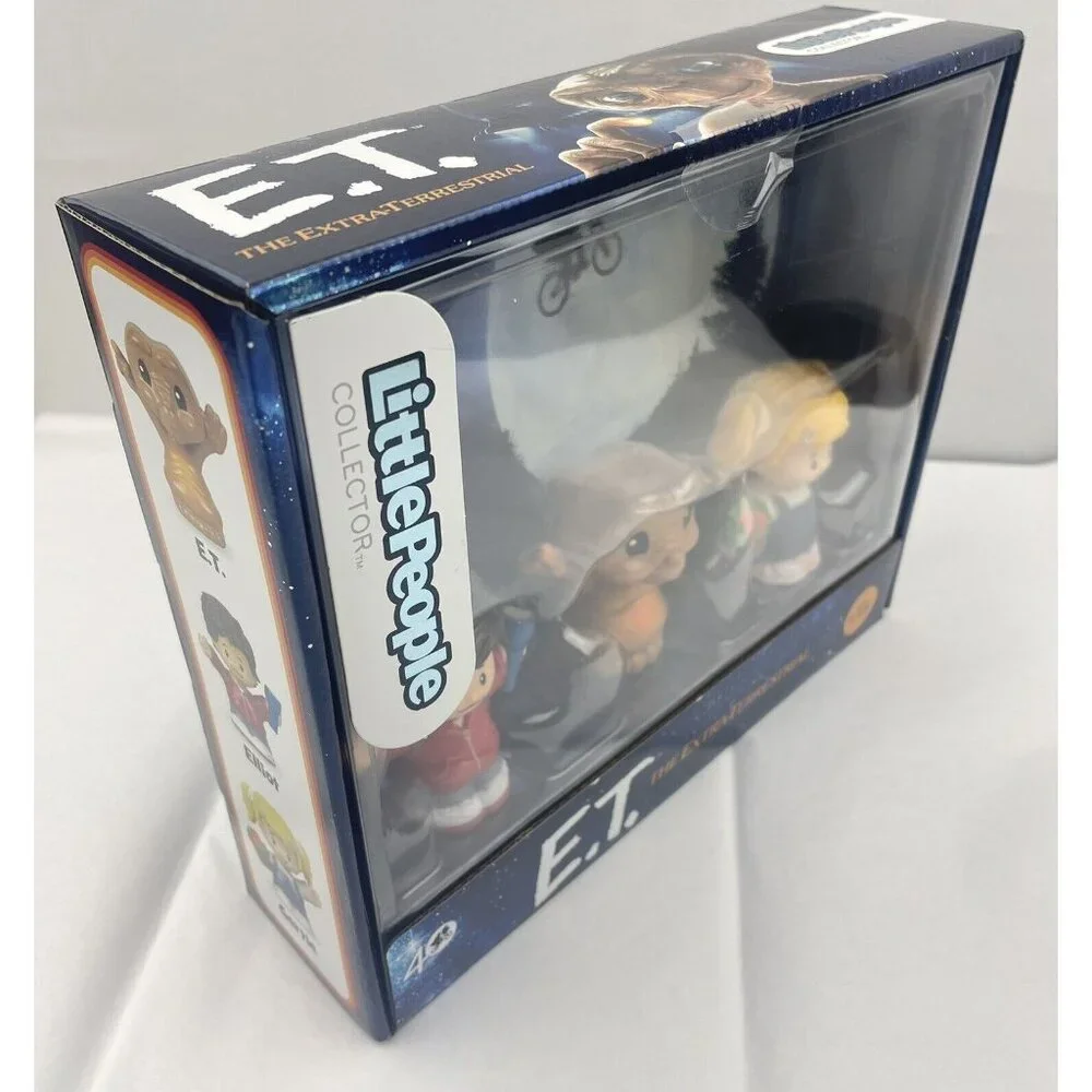 Little People~ Collector E.T. The Extra-Terrestrial 3pc Set 40 yrs - Picture 2 of 11